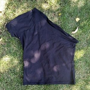 Black Off the Shoulder Shirt